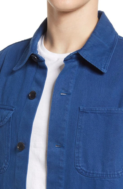 Shop Alex Mill Garment Dyed Work Jacket In French Navy