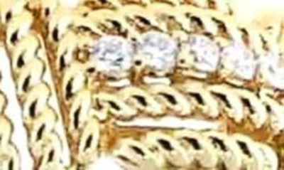 Shop Roberto Coin Opera Diamond Ring In Yellow Gold/ Diamond