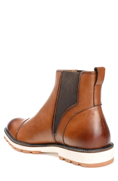 Shop Thomas & Vine Thomas And Vine Jaylon Cap Toe Chelsea Boot In Cognac