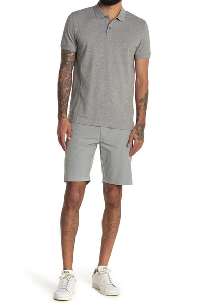 Shop Travismathew Templeton Shorts In Light Grey