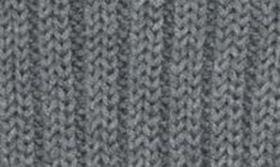 Ugg Ribbed Oversized Knit Scarf In Charcoal