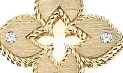 Roberto Coin Venetian Princess Diamond Drop Earrings In Yellow Gold