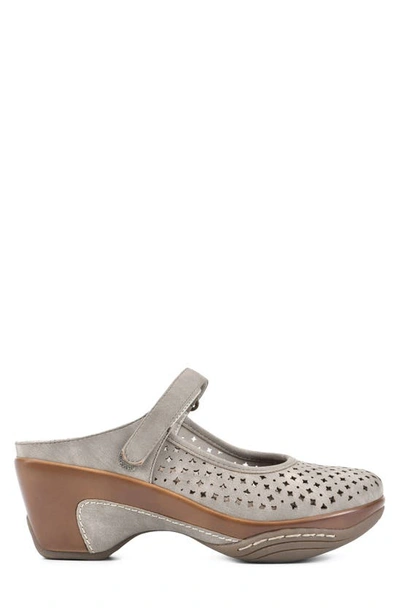 Shop White Mountain Vinto Mary Jane Mule In Taupe/ Suede Smooth