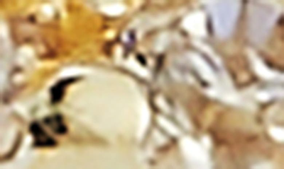 Glaze Jewelry Sterling Silver Cz Link Double Band Ring In Yellow Gold