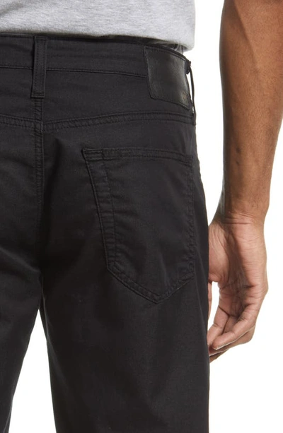 Shop Ag Commuter Performance Sateen Pants In Pure Black