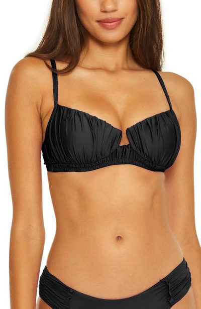 Shop Soluna Delight Underwire Bikini Top In Black