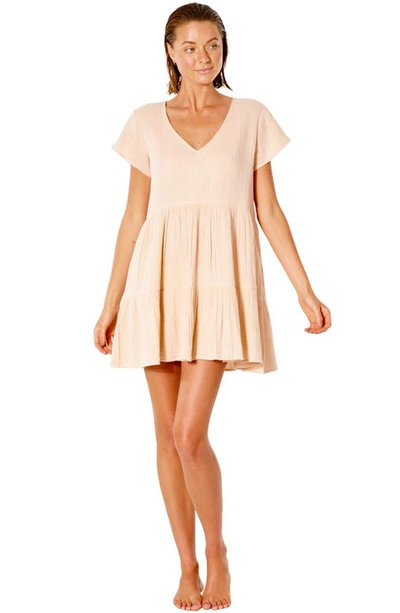 Shop Rip Curl Surf Dress In Dusk Pink