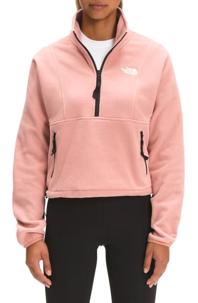 The North Face Attitude Quarter-zip Fleece Jacket In Rose Dawn