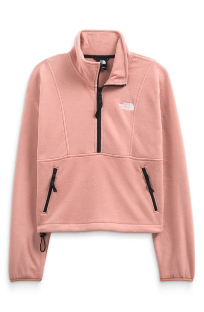 The North Face Attitude Quarter-zip Fleece Jacket In Rose Dawn