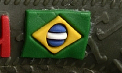 Shop Havaianas Brazil Logo Flip Flop In Moss