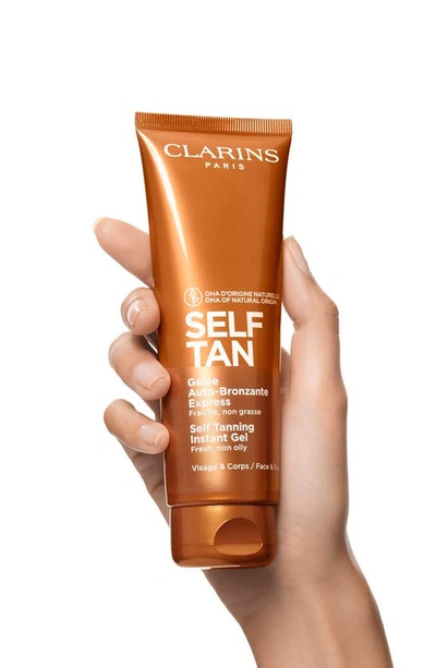 Shop Clarins Self Tanning Face & Body Tinted Gel, 4.4 oz