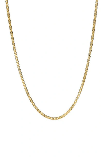Shop Degs & Sal Box Chain Necklace In Gold