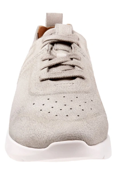 Softwalk Stella Sneaker In Light Grey Nubuck