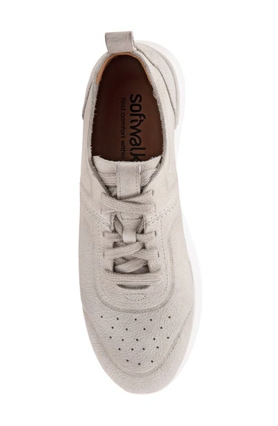 Softwalk Stella Sneaker In Light Grey Nubuck