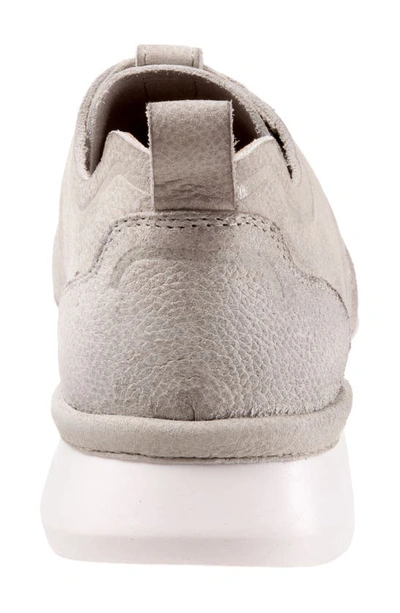 Softwalk Stella Sneaker In Light Grey Nubuck