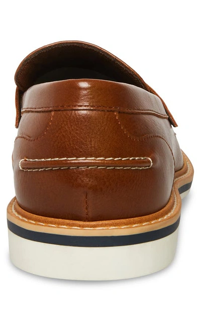Shop Madden Vexxed Penny Loafer In Cognac
