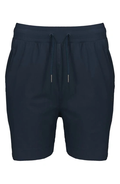 Shop Sweaty Betty Explorer Tie Waist Shorts In Navy Blue
