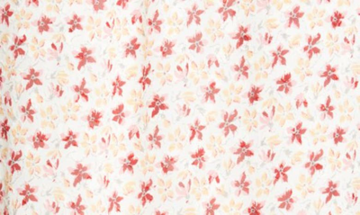 Shop Rebecca Taylor Lilah Floral Print Minidress In Marigold Combo