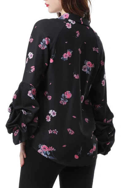 Kimi And Kai Brooklyn Maternity/nursing Top In Black