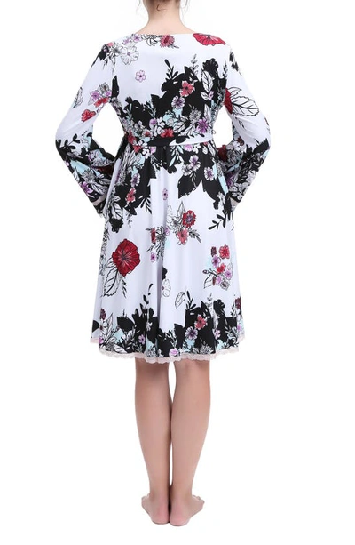Kimi And Kai Gini Lounge Maternity Robe In White