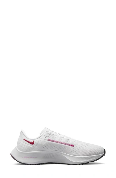Shop Nike Air Zoom Pegasus 38 Running Shoe In White/ Hibiscus/ Iris Whisper