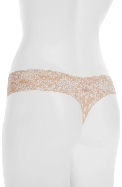 Shop Commando Print Thong In Lady Lace