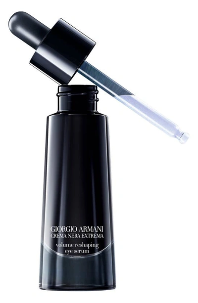 Shop Giorgio Armani Crema Nera Extrema Volume Reshaping Eye Serum, 0.5 oz