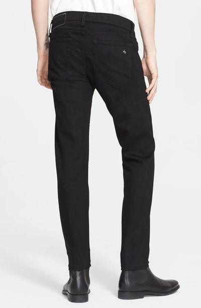 Shop Rag & Bone Fit 1 Skinny Fit Jeans In Black