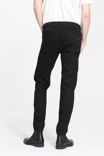 Shop Rag & Bone Fit 1 Skinny Fit Jeans In Black