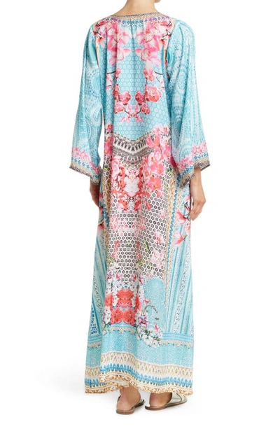 Ranee's Turquoise Kimono In Turquoise