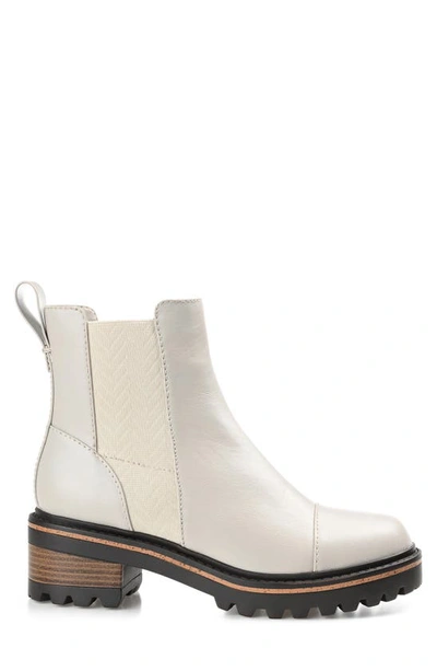 Journee Collection Journee Colleciton Mirette Lug Sole Chelsea Boot In Grey