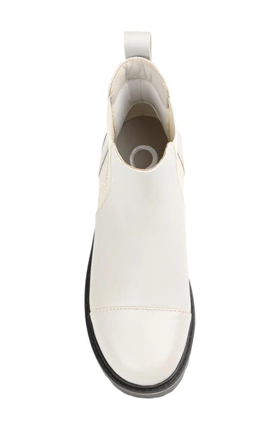 Journee Collection Journee Colleciton Mirette Lug Sole Chelsea Boot In Grey