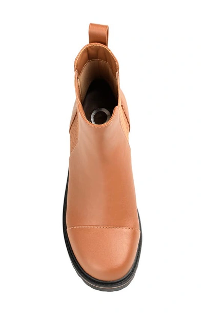 Journee Collection Journee Colleciton Mirette Lug Sole Chelsea Boot In Tan