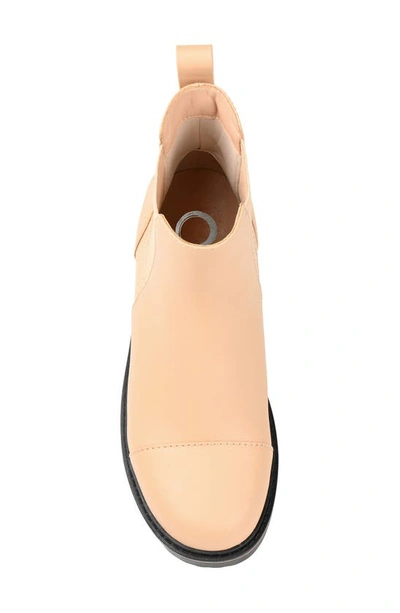 Journee Collection Journee Colleciton Mirette Lug Sole Chelsea Boot In Natural
