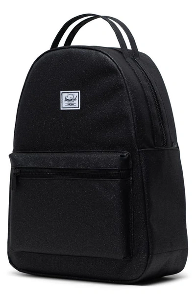 Shop Herschel Supply Co Nova Mid Volume Backpack In Black Sparkle