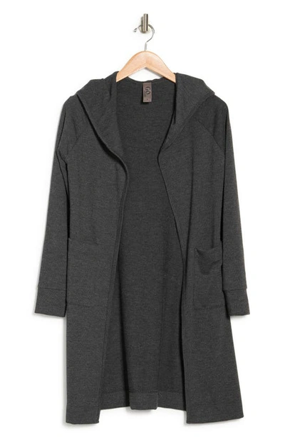 Shop Go Couture Wrap Front Cardigan In Ultimate Gray