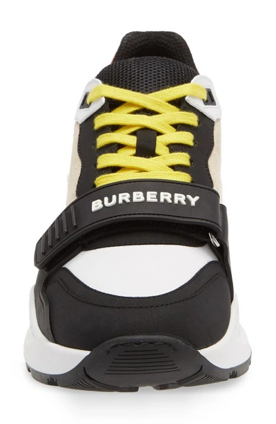 Shop Burberry Ramsey Sneaker In Archive Beige