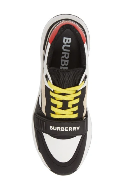 Shop Burberry Ramsey Sneaker In Archive Beige