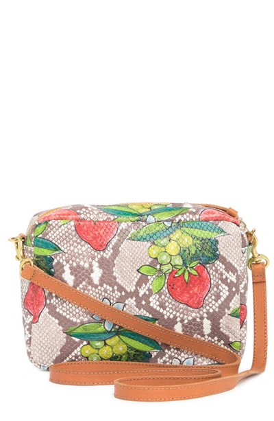 Clare V. Top Handle Hand Woven Strawberry Fruit Bag NWT Removable Handle