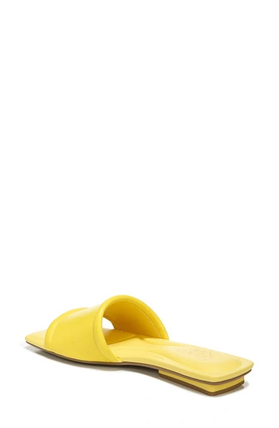 Shop Franco Sarto Caven 3 Slide Sandal In Yellow