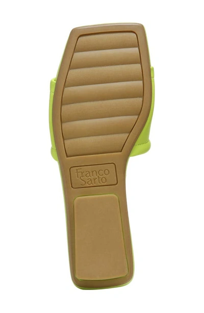 Shop Franco Sarto Caven 3 Slide Sandal In Lime
