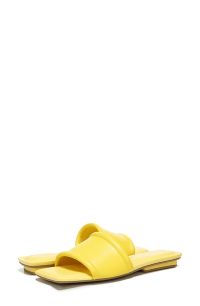 Shop Franco Sarto Caven 3 Slide Sandal In Yellow