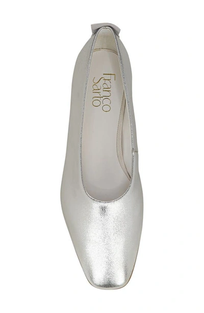 Shop Franco Sarto Vana Flat In Silver