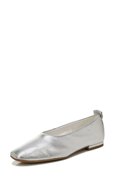 Shop Franco Sarto Vana Flat In Silver