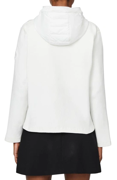 Bernardo Insulated Quilted Hooded Jacket In White