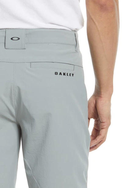 Shop Oakley Take Pro 3.0 Water Resistant Golf Shorts In Steel Grey