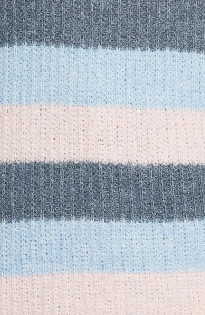 Shop Vero Moda Curve Julie Stripe Sweater In China Blue Comb