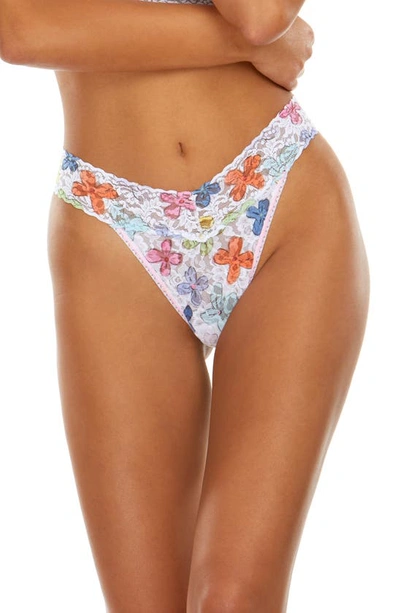 Shop Hanky Panky Print Lace Original Rise Thong In Mod For You
