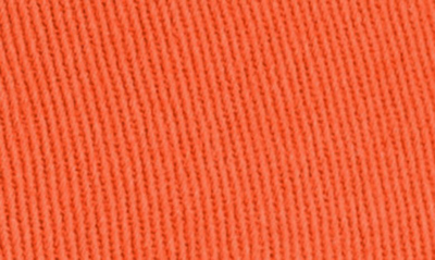 Shop Balmain Embroidered Logo Cotton Baseball Cap In Kba - Orange White