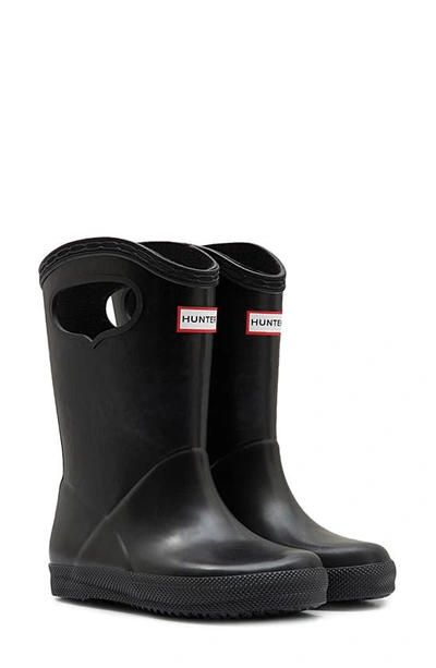 Shop Hunter First Classic Pull-on Waterproof Rainboot In Black